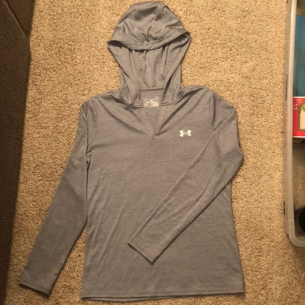 Under Armour womens hooded long sleeve (heat gear)